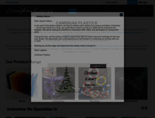 cambrianplastics.co.nz screenshot