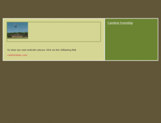 cambriatownship.com screenshot
