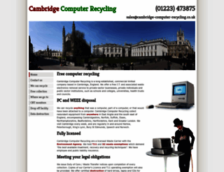 cambridge-computer-recycling.co.uk screenshot