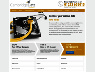 cambridge-datarecovery.co.uk screenshot