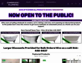 cambridge-plumbing.com screenshot
