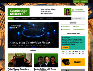 cambridge105.fm screenshot