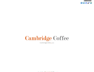 cambridgecoffee.com screenshot