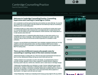 cambridgecounsellingpractice.co.uk screenshot