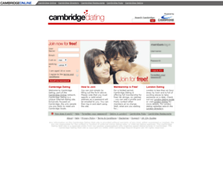 cambridgedating.com screenshot