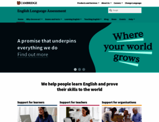 cambridgeesol.org screenshot