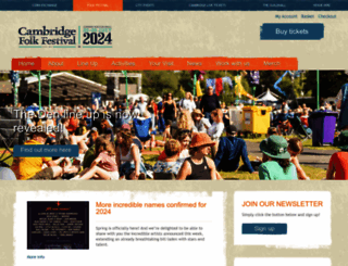cambridgefolkfestival.co.uk screenshot