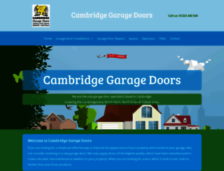 cambridgegaragedoors.co.uk screenshot