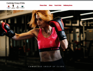 cambridgegroupofclubs.com screenshot