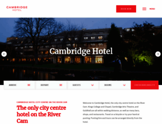 cambridgehotel.co.uk screenshot