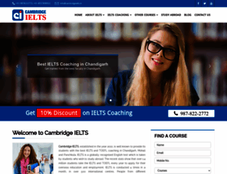 cambridgeielts.in screenshot