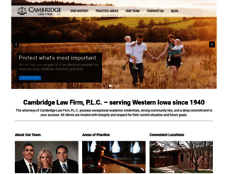 cambridgelawfirm.com screenshot