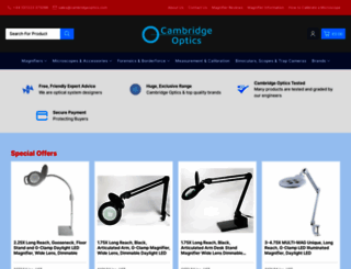 cambridgeoptics.com screenshot