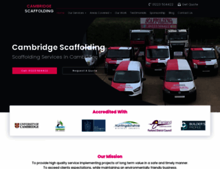 cambridgescaffolding.com screenshot