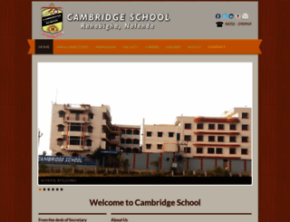 cambridgeschool.co.in screenshot