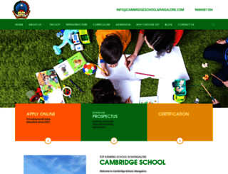 cambridgeschoolmangalore.com screenshot