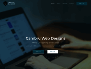 cambruwebdesigns.in screenshot