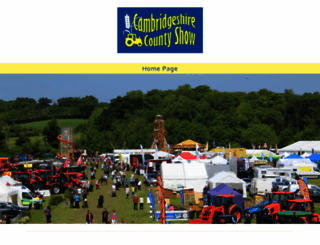 cambscountyshow.co.uk screenshot