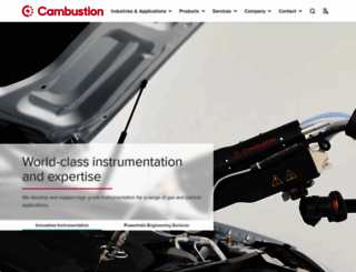 cambustion.com screenshot