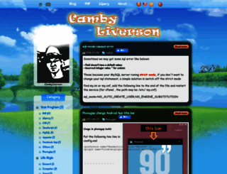 cambyliverson.com screenshot