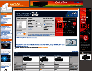 camcorder-test.slashcam.com screenshot