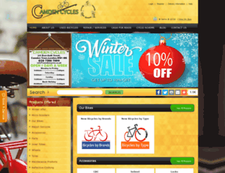 camdencycles.co.uk screenshot