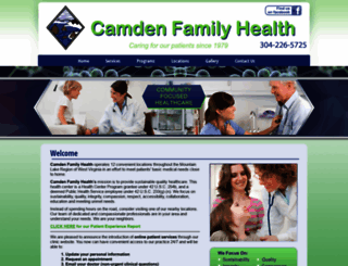 camdenfamilyhealth.com screenshot