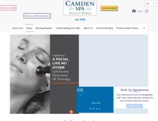 camdenspa.com screenshot