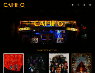 cameoarthouse.com screenshot
