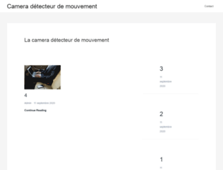 camera-detecteur-de-mouvement.com screenshot
