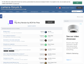 camera-forum.fr screenshot