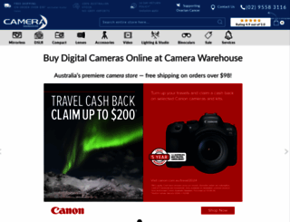 camera-warehouse.com.au screenshot
