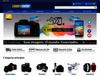 cameracenter.com.br screenshot