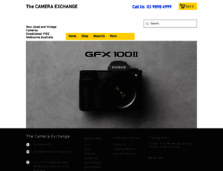 cameraexchange.com.au screenshot