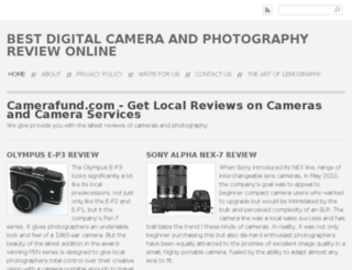 camerafund.com screenshot