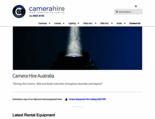 camerahire.com.au screenshot