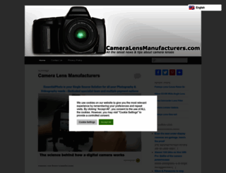 cameralensmanufacturers.com screenshot