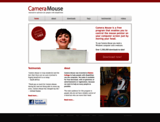 cameramouse.org screenshot