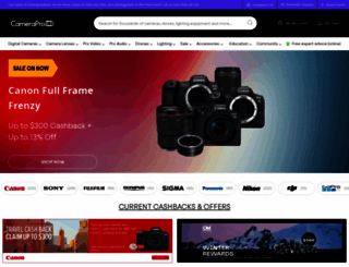 camerapro.com.au screenshot