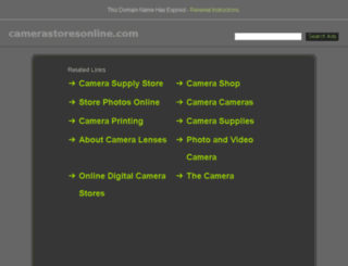 camerastoresonline.com screenshot
