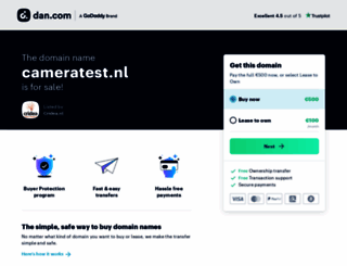 cameratest.nl screenshot