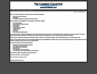 cameroncollector.com screenshot