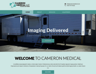 cameronmedical.com screenshot