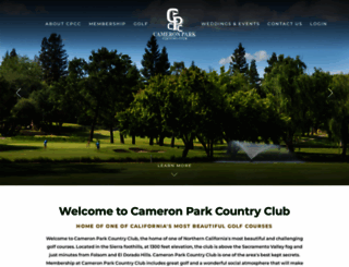cameronparkcc.com screenshot