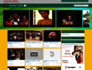 cameroon-music.com screenshot