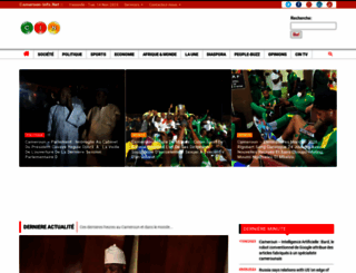 cameroun-info.net screenshot