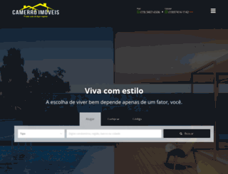 camerroimoveis.com.br screenshot