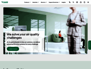 camfil.com screenshot