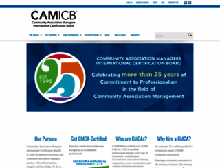 camicb.org screenshot