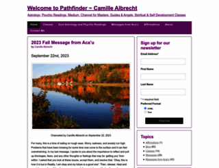 camillealbrecht.com screenshot